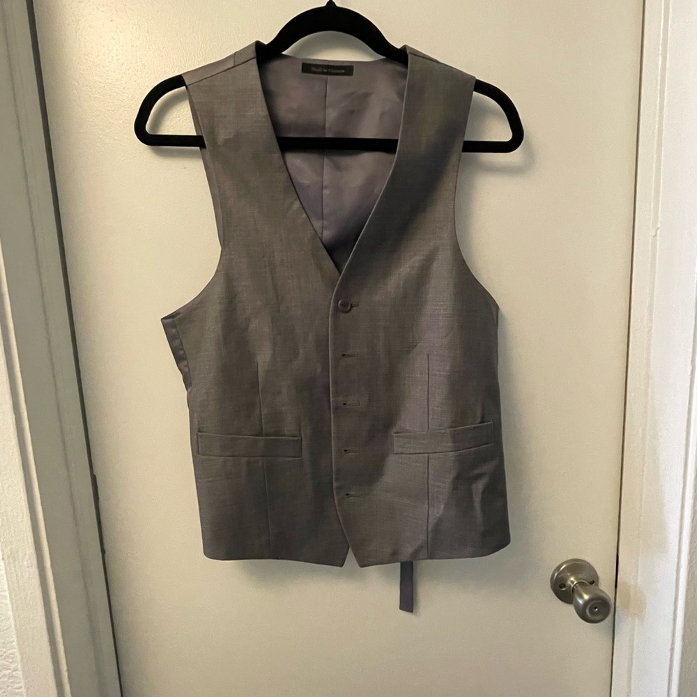 Men's Gray Vest